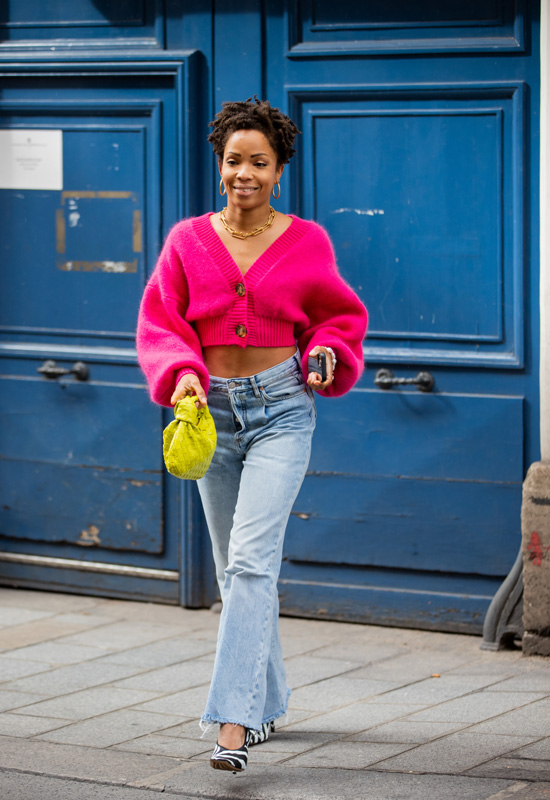 How To Wear Wide Jeans With Different Combinations