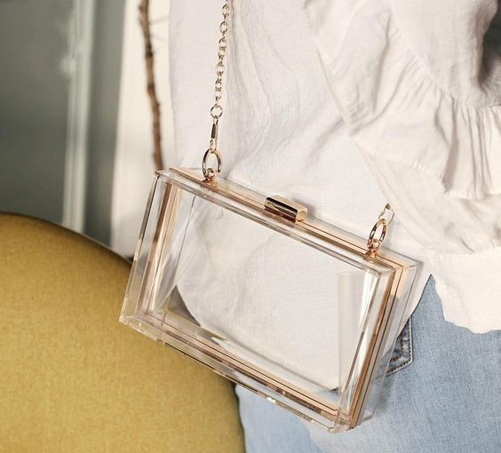 Transparent Bags Have The Potential to Become The Ultimate Trend This Summer - transparent bags, transparent bag styles, style motivation, style, fasjion style, fashion, Bags, bag style