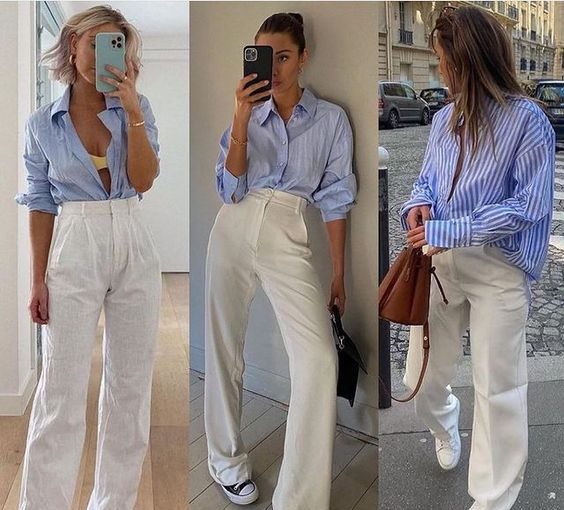 5 infallible and timeless looks to combine your white pants - white pants, white look, style motivation, style, fashion style, fashion