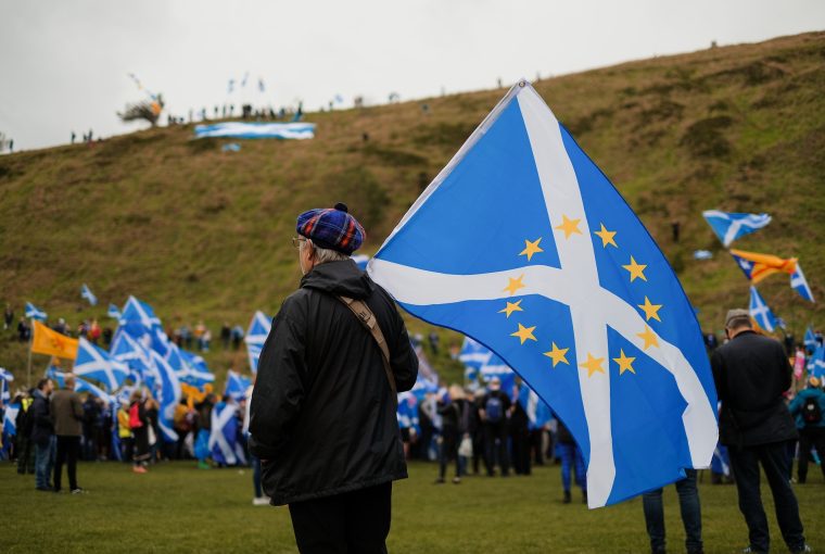 The History of the Flags of Scotland - scotland, lion, history, flag, art