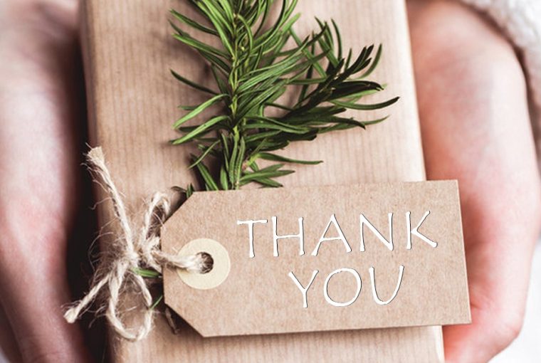 Simple Ways to Send Your Thanks in Style - thank you, gift, basket, art