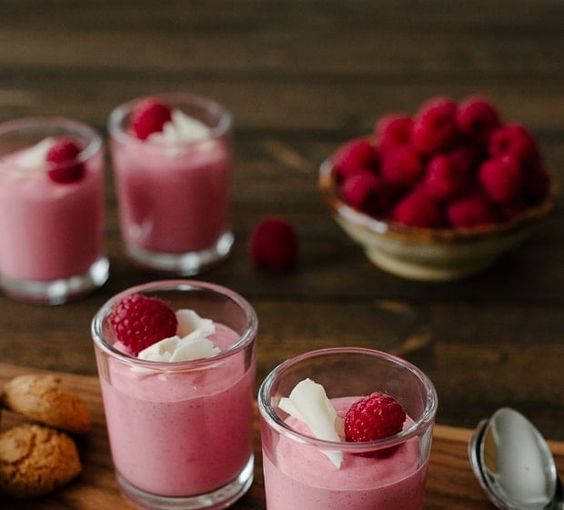 Raspberry and Vanilla Mousse - A Decadent Dessert Dream Come True - sweets, style motivation, raspberry and vanilla mousse recipe, raspberry and vanilla mousse, food, Desserts