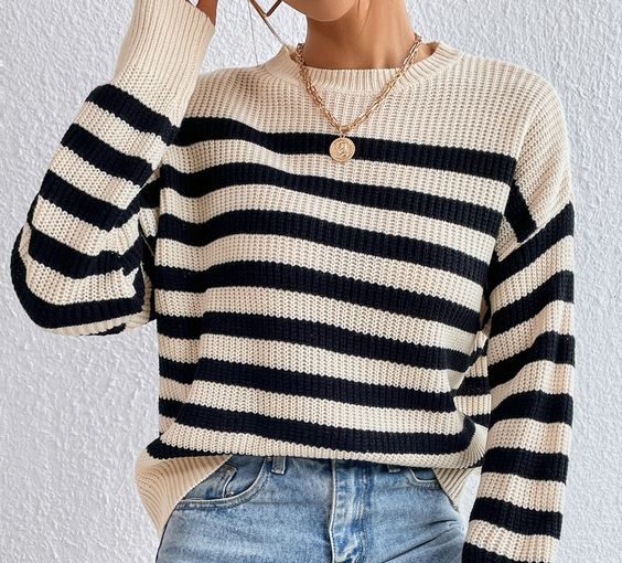 Fall in Love with Stripes: Autumn's Must-Have Pattern Picks - stripe sweaters, autumn stripes, autumn striped outfit