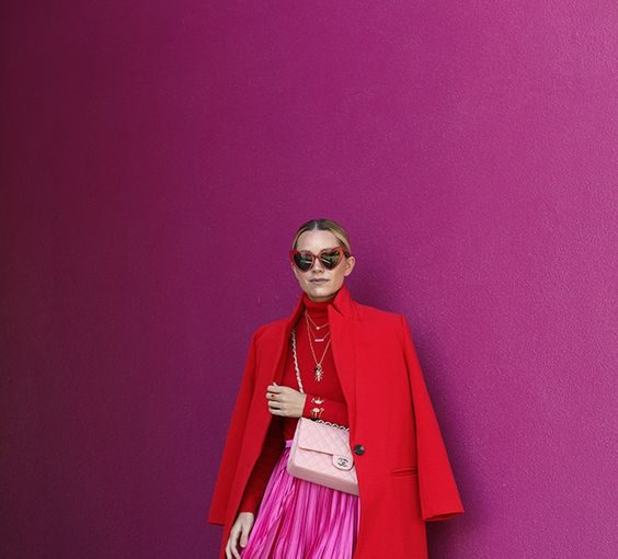 Creating Unforgettable Moments of Fashion with the Timeless Combination of Pink and Red - red and pink outfits, red and pink fashion combination