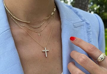 Why Every Woman Needs a Diamond Cross: The Year-Round Essential Piece - versatile accessories for women, timeless jewelry pieces, layering jewelry trends, fall fashion jewelry, diamond cross jewelry